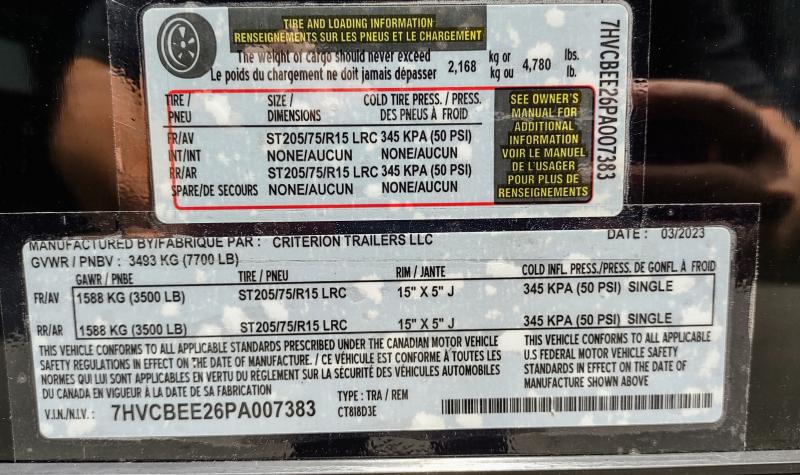 new Cargo (Enclosed) Trailers Criterion  for sale, in Draper, UT Thumbnail 20