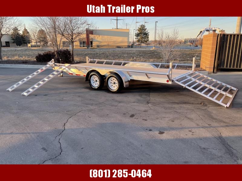NEW! 7x20 Aluminum Utility Trailer UTV/ATV Trailer NEW! 7x20 Aluminum Utility Trailer UTV/ATV Trailer