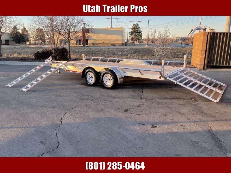 NEW! 7x20 Aluminum Utility Trailer UTV/ATV Trailer NEW! 7x20 Aluminum Utility Trailer UTV/ATV Trailer