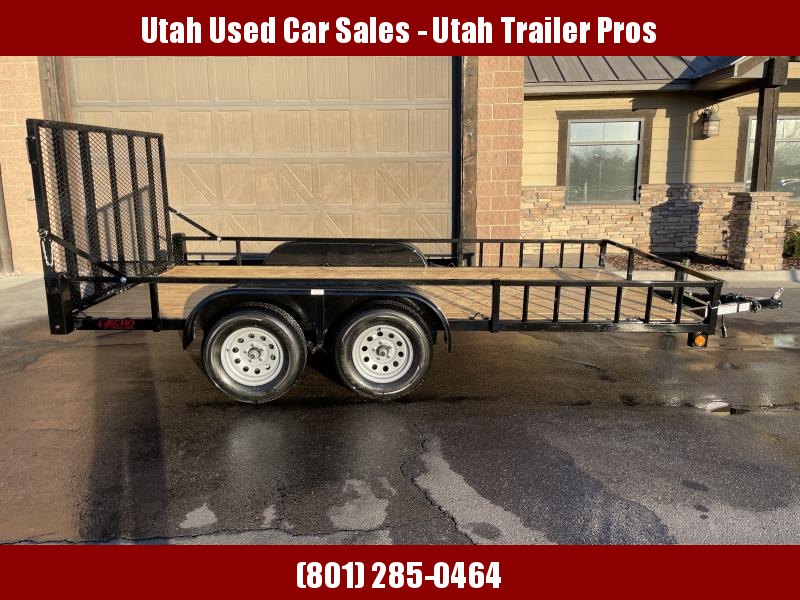 NEW!!! 2022 Echo 7x14 Utility Trailer With Side Ramps, ATV/UTV Trailer, Tandem/Dual Axle NEW!!! 2022 Echo 7x14 Utility Trailer With Side Ramps, ATV/UTV Trailer, Tandem/Dual Axle