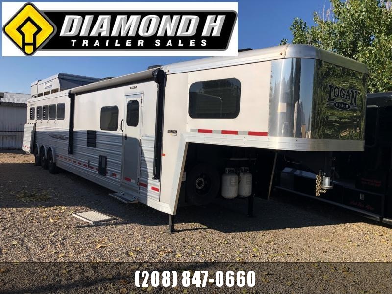 2022 Logan Coach 814 Select 5H Full Rear Tack Horse Trailer 2022 Logan Coach 814 Select 5H Full Rear Tack Horse Trailer