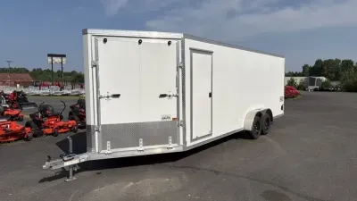 2026 E-Z Hauler EZES 7' x 22' 6k 82" Int All Aluminum XLT Pro Series 4-Place Inline Snowmobile Trail
