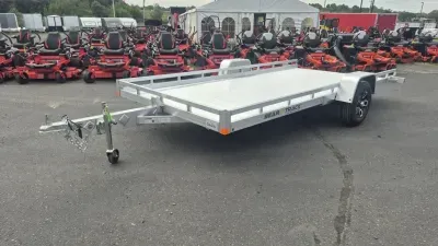 2026 Bear Track BTU 81" x 176" 3k Single Axle All Aluminum Tilt Utility Trailer