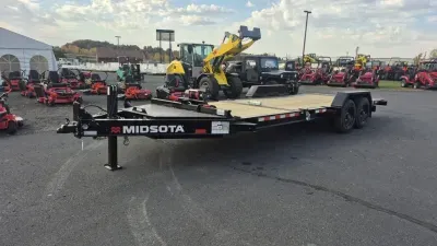 2026 Midsota BTB22 83" x 16' Tilt + 6' Flat 17.6k I-Beam Tilt Bed Equipment Trailer