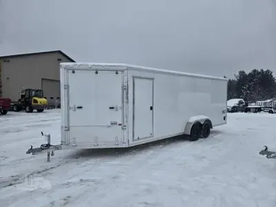 2026 E-Z Hauler EZES 7' x 22' 6k 82" Int All Aluminum XLT Pro Series 4-Place Inline Snowmobile Tr