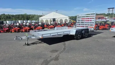 2026 Bear Track BTT 81" x 194" 7k Tandem Axle Aluminum Utility Trailer