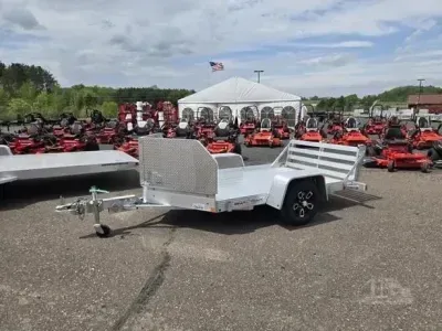 2025 Bear Track BTM 65" x 120" 2.2k Single Axle All Aluminum Motorcycle Trailer