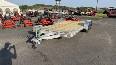 2026 Mission MOCH 8' x 20' 7k ECO 2.0 Open Car Hauler Trailer w/Wood Deck