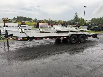 2024 Big Tex Trailers 14EH 83" x 22' 15.4k Heavy Duty Tandem Axle Seamless I-Beam Equipment Trail