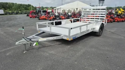 2026 Mission MU 80" x 14' 3k All-Aluminum Open Utility Trailer w/Extruded Aluminum Floor Upgrade