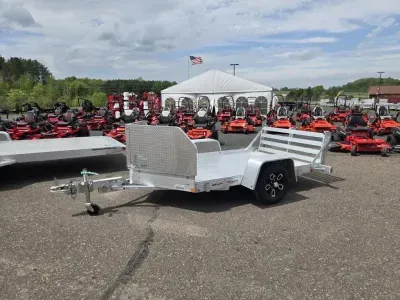 2026 Bear Track BTM 65" x 120" 2.2k Single Axle All Aluminum Motorcycle Trailer
