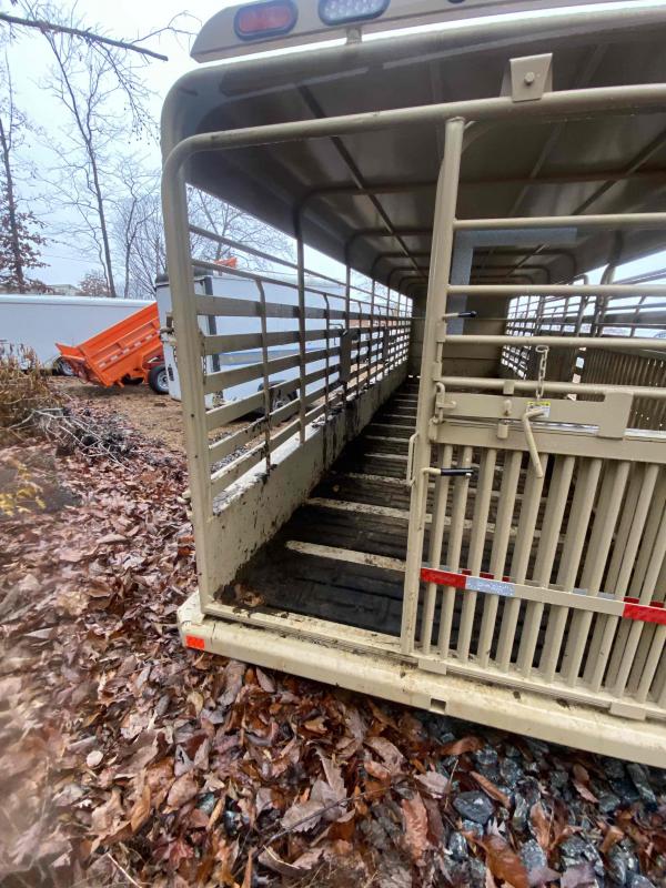 2022 Delco Metal Top Livestock Stock / Stock Combo Trailer South