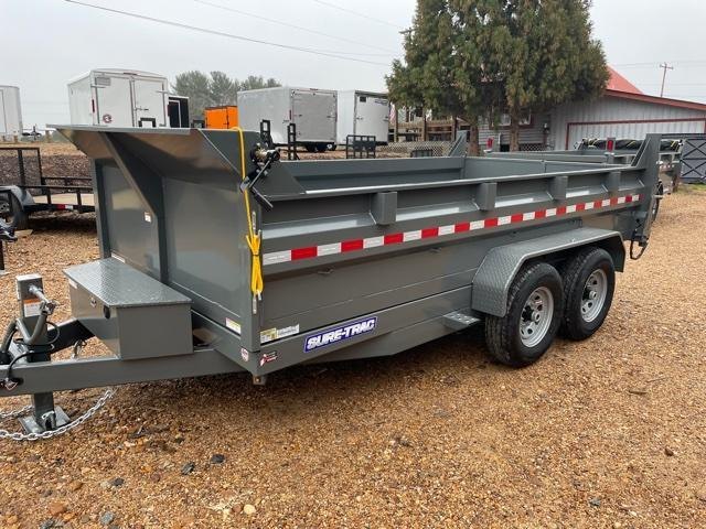 2022 Sure-Trac 7x14 Low Profile Dump Trailer w/ Dual Ram 2022 Sure-Trac 7x14 Low Profile Dump Trailer w/ Dual Ram