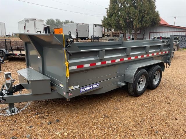 2022 Sure-Trac 7x14 Low Profile Dump Trailer w/ Dual Ram 2022 Sure-Trac 7x14 Low Profile Dump Trailer w/ Dual Ram