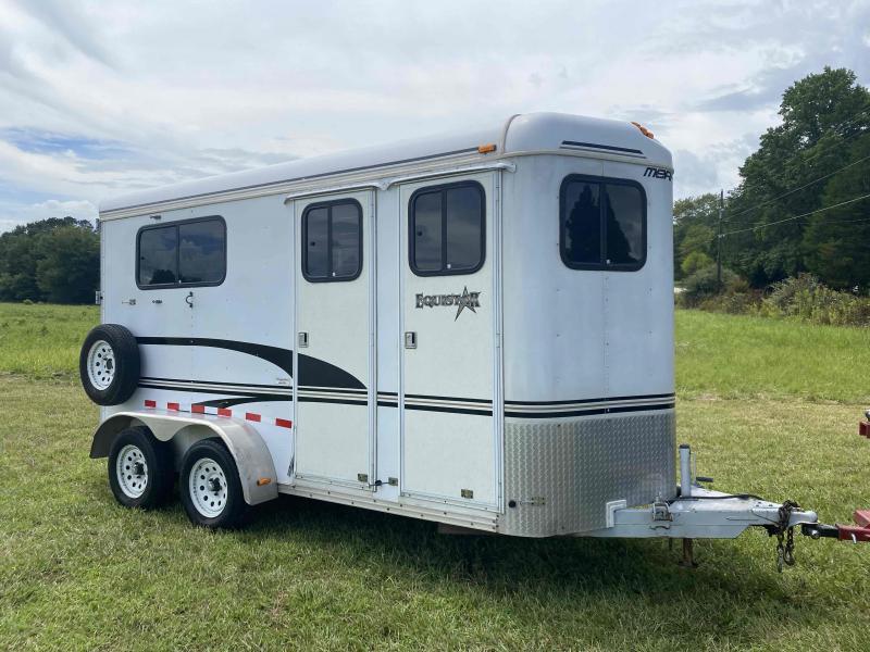 2001 Merhow Trailers 2 HORSE BUMPER PULL Horse Trailer Ken Feagin