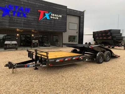 2025 East Texas Trailers 102" X 24' GRAVITY TILT DECK TRAILER WITH 8' STATIONARY DECK 16' GRAVITY T