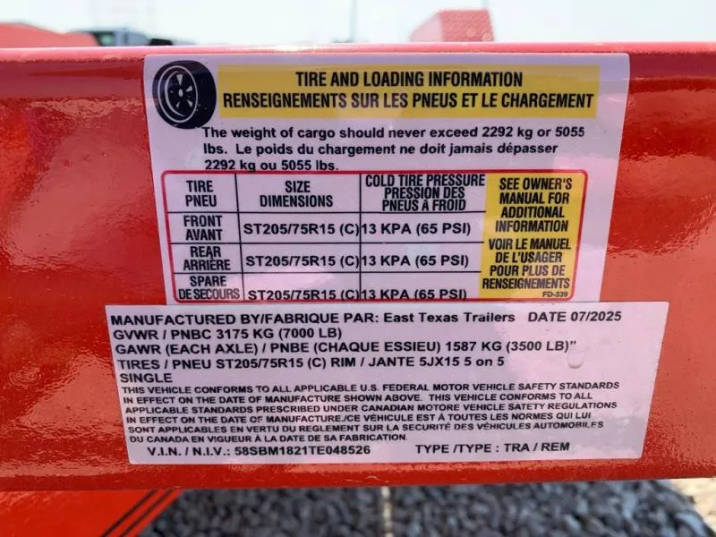 used Other Trailers East Texas Trailers  for sale, in Petty, TX Thumbnail 6