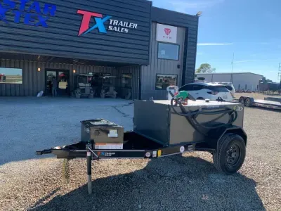 East Texas Trailers 4' X 6' DIESEL TANK TRAILER WITH 300 GAL TANK