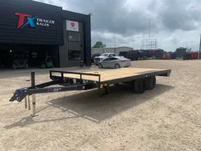 East Texas Trailers 16' BUMPER PULL DECK OVER 7K
