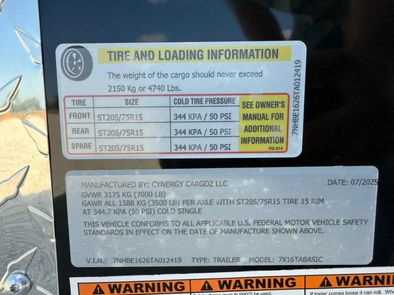 used Other Trailers Cynergy Cargo  for sale, in Petty, TX Thumbnail 15