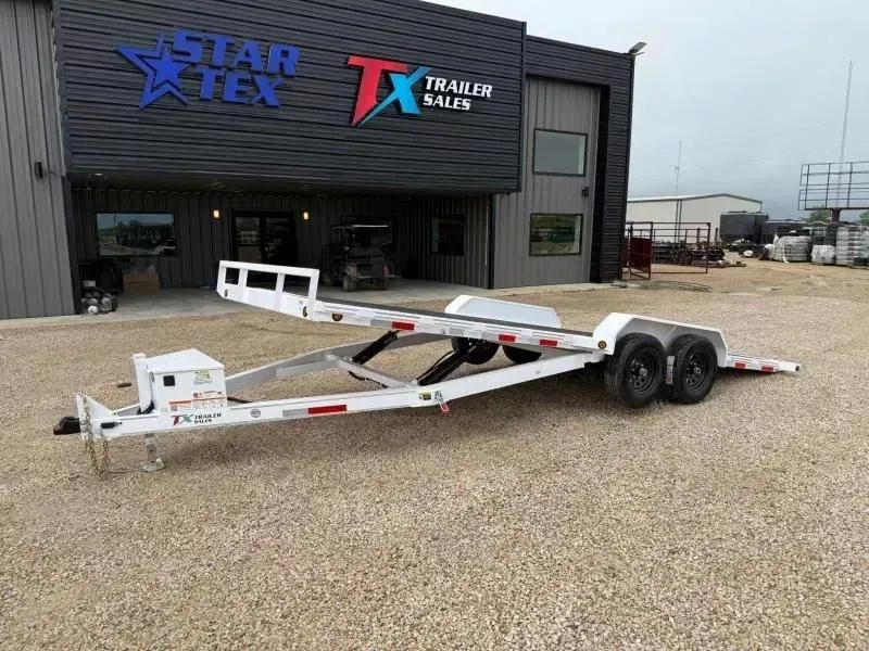 2026 East Texas Trailers 83" X 20' TONGUE DROP TILT 10K WITH STEEL FLOOR