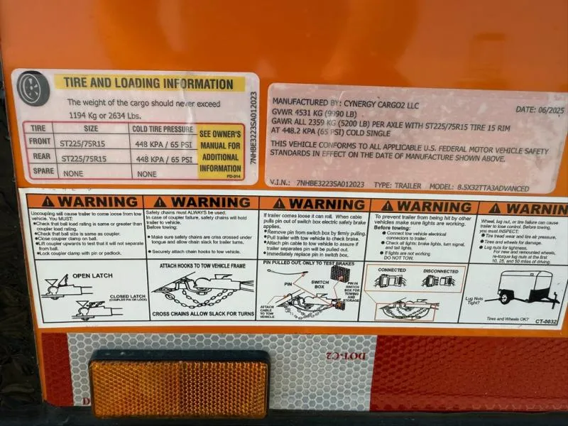 new Cargo (Enclosed) Trailers Cynergy Cargo  for sale, in Petty, TX Thumbnail 18