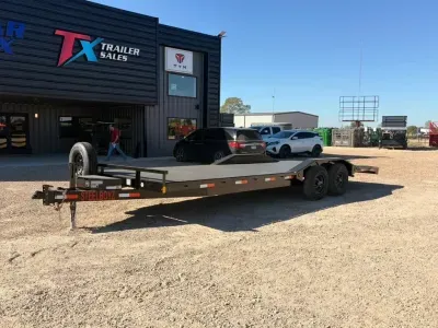 SteelBoyz 102" X 24' CAR HAULER WITH SLIDE IN RAMPS