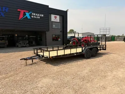 East Texas Trailers 83" X 20' UTILITY WITH 4' GATE