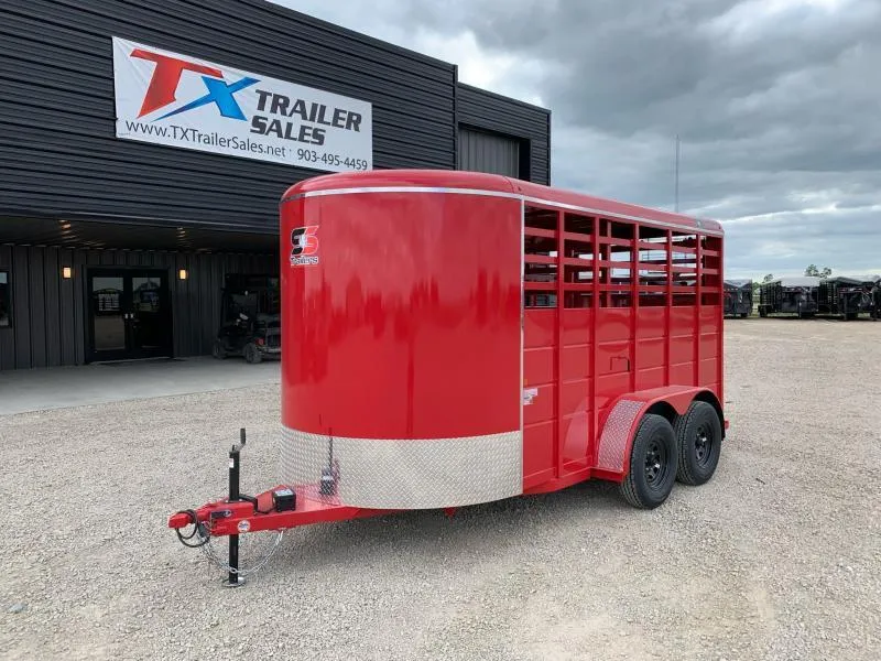 2024 Other 6'6" X 14  S&S LIVESTOCK TRAILER 7K