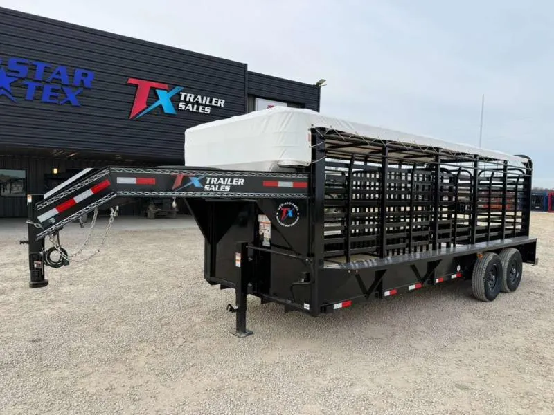East Texas Trailers 80" X 20' GN LIVESTOCK 14K