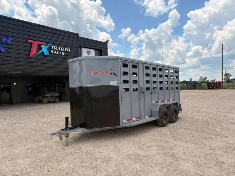 RawMaxx 16' BUMPER PULL LIVESTOCK TRAILER 10K