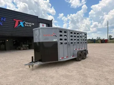 RawMaxx 16' BUMPER PULL LIVESTOCK TRAILER 10K