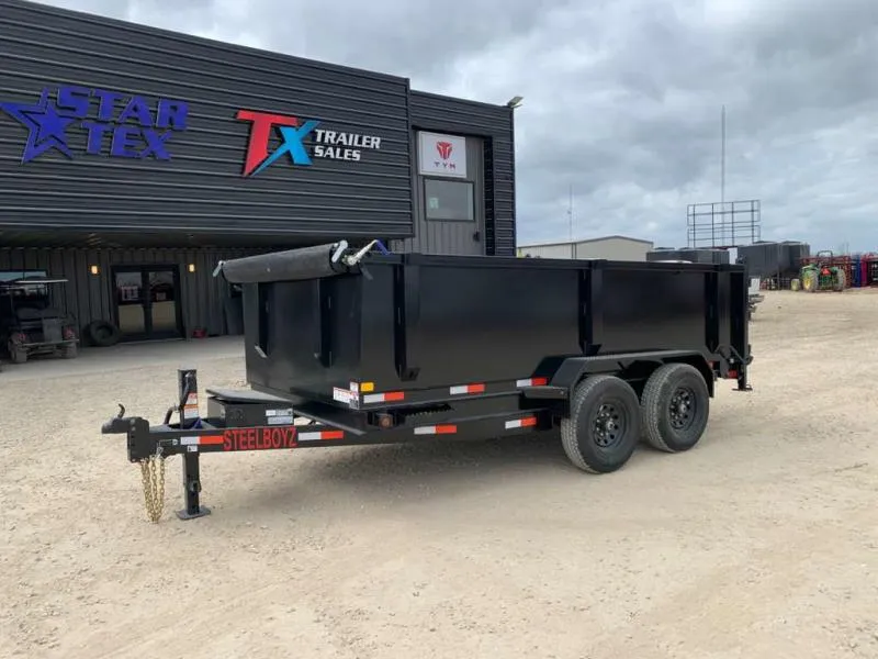 SteelBoyz 14' STEELBOYZ DUMP TRAILER 14K