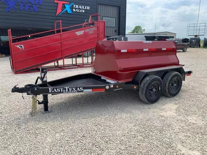East Texas Trailers 5' X 8' DIESEL TANK TRAILER WITH 600 GAL TANK 12K
