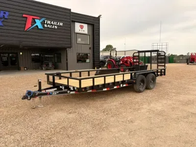 East Texas Trailers 83" X 20' UTILITY WITH 4' HEAVY DUTY GATE