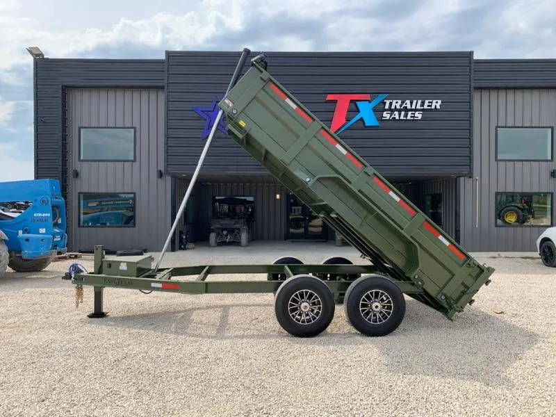East Texas Trailers 83" X 14' BUMPER PULL DUMP TRAILER 14K