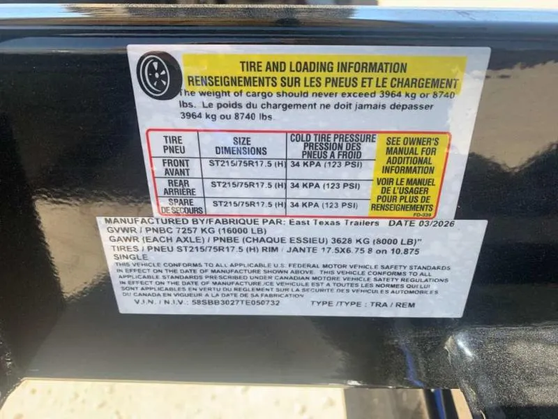 new Tilt Trailers East Texas Trailers  for sale, in Petty, TX Thumbnail 16