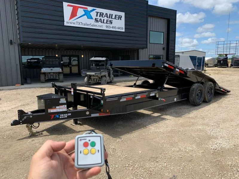 2025 East Texas Trailers 102" X 26' POWER TILT DECK - 20' TILT 6' STATIONARY