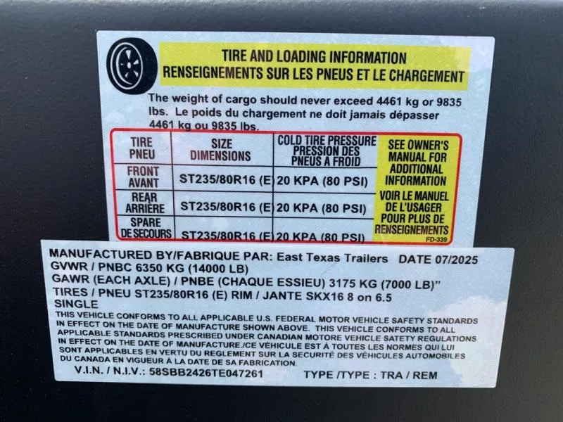 used Other Trailers East Texas Trailers  for sale, in Petty, TX Thumbnail 14