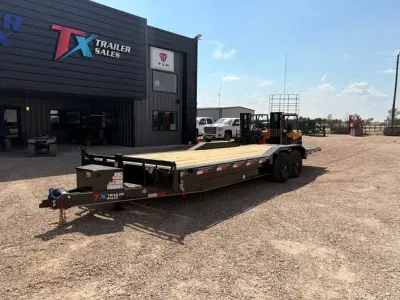 East Texas Trailers 102" X 24' FULL POWER TILT DECK TRAILER 14K