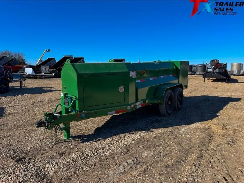 East Texas Trailers 5' X 10' DIESEL TANK TRAILER WITH 990 GAL TANK 14K