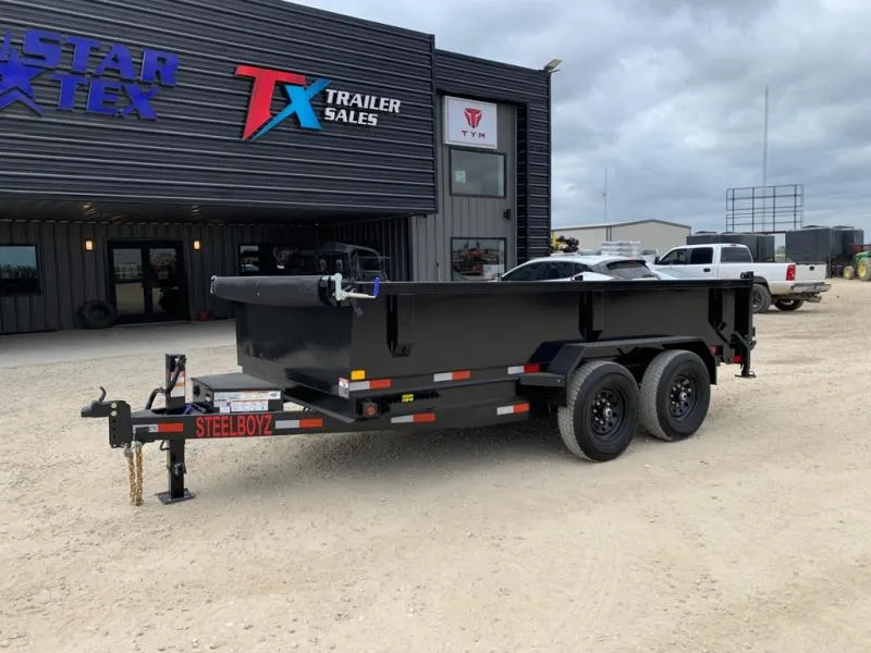 SteelBoyz 14' STEELBOYZ DUMP TRAILER 14K