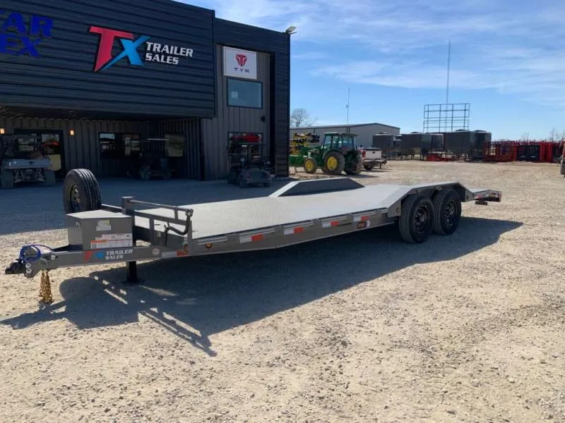 East Texas Trailers 102" X 24' CAR HAULER/EQUIPMENT 14K