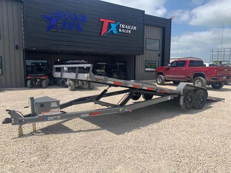 2026 East Texas Trailers 83" X 22' TONGUE DROP TILT 10K