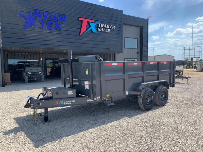 East Texas Trailers 83" X 14' BUMPER PULL DUMP TRAILER 14K
