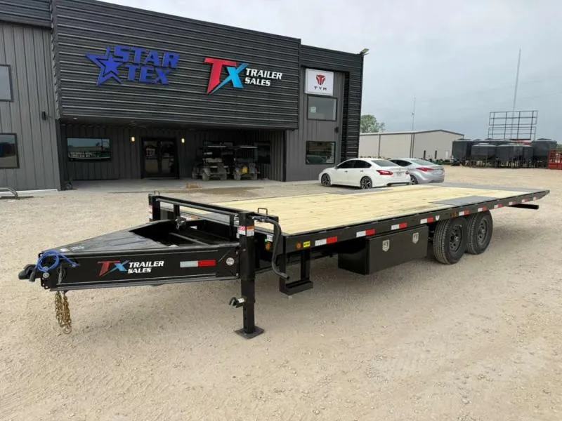 East Texas Trailers 24' BUMPER PULL DECK OVER TILT 14K