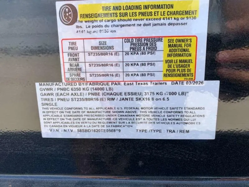 used Other Trailers East Texas Trailers  for sale, in Petty, TX Thumbnail 13