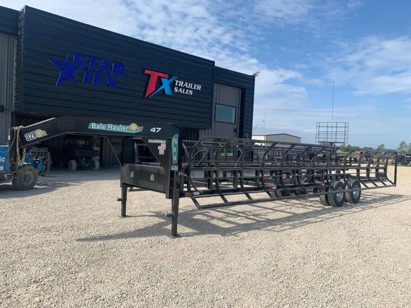 INDUSTRAIS AMERICA 32' DUAL TANDEM HAY TRAILER