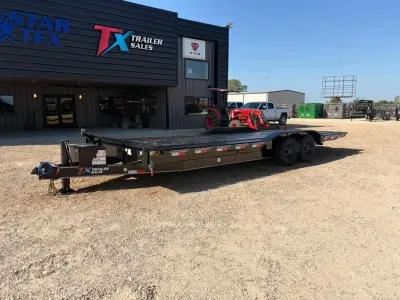 East Texas Trailers 102" X 24' FULL POWER TILT DECK TRAILER 14K