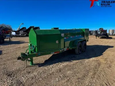 East Texas Trailers 5' X 10' DIESEL TANK TRAILER WITH 990 GAL TANK 14K